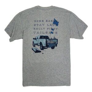 Southern Proper Mens Shirt Small Grey Tailgate Tee Truck Labrador Retriever New